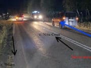Москвича сбили на Чемальском тракте Москвича сбили на Чемальском тракте