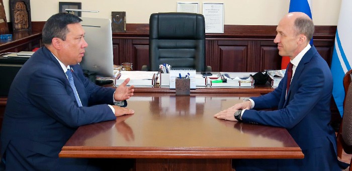 Олег Хорохордин провел рабочую встречу с Владимиром Полетаевым