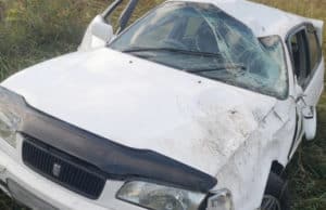 Нетрезвый горожанин отправил под откос свою Toyota Sprinter