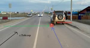 24-летний пешеход попал под колеса Toyota Land Cruiser Prado в Кош-Агаче