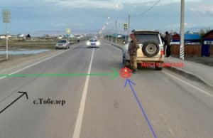 24-летний пешеход попал под колеса Toyota Land Cruiser Prado в Кош-Агаче