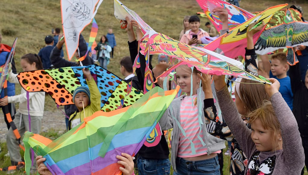 В Горно-Алтайске впервые прошел фестиваль воздушных змеев