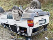Два жителя республики угнали и разбили Jeep Grand Cherokee