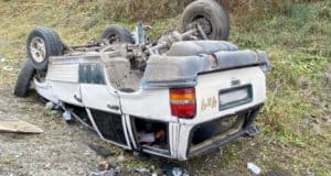 Два жителя республики угнали и разбили Jeep Grand Cherokee