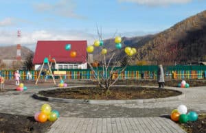 В Черге открыли детскую игровую площадку В Черге открыли детскую игровую площадку