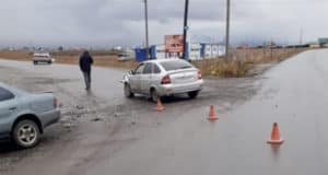 Житель Усть-Коксы на Toyota Sprinter не пропустил гостя региона, ехавшего по главной дороге