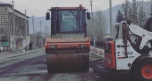 Завершается ремонт подъезда к Онгудаю