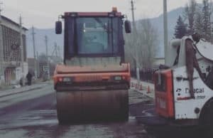 Завершается ремонт подъезда к Онгудаю Завершается ремонт подъезда к Онгудаю