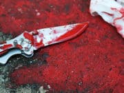 «Дошел до крыльца, вытащил из груди нож и упал» «Дошел до крыльца, вытащил из груди нож и упал»
