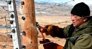 Еще 14 километров колючей проволоки демонтировали на Укоке Еще 14 километров колючей проволоки демонтировали на Укоке
