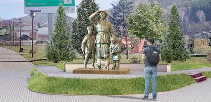 Памятник детям войны установят в Сквере семьи в Горно-Алтайске