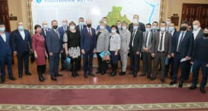 Главы сельских поселений встретились с главой республики и членами правительства Главы сельских поселений встретились с главой республики и членами правительства