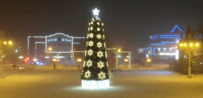 Горно-Алтайск готовится к Новому году