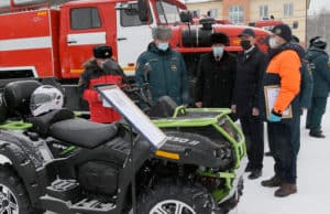 Пожарные получили новую спецтехнику Пожарные получили новую спецтехнику