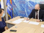 Глава республики провел прием граждан Глава республики провел прием граждан