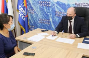 Глава республики провел прием граждан Глава республики провел прием граждан