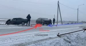 Две «Тойоты» столкнулись в Кош-Агачском районе Две «Тойоты» столкнулись в Кош-Агачском районе