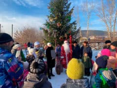 Более 600 детей из микрорайонов города приняли участие в новогодних елках
