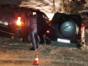 В Артыбаше столкнулись автомобили с туристами В Артыбаше столкнулись автомобили с туристами