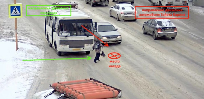 Ребенка сбили на пешеходном переходе, водитель скрылся