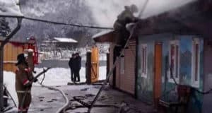 В Соузге ликвидировали возгорание хозяйственных построек