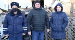 Полицейский помог потушить пожар и собрать средства для погорельцев