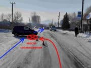 В Горно-Алтайске произошло ДТП с участием патрульного автомобиля полиции