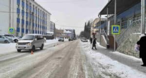 На пешеходном переходе возле поликлиники сбили пенсионерку