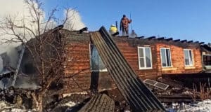 Две многодетные семьи лишились жилья в результате пожара