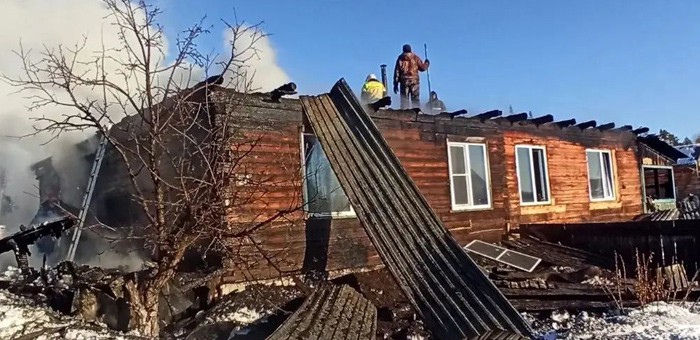 Две многодетные семьи лишились жилья в результате пожара