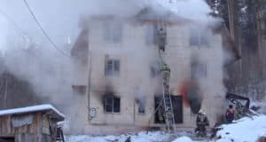Последствия пожара на Ключевой: предпринимателя оштрафовали за скользкую улицу