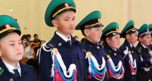 В Кош-Агаче пятиклассников произвели в кадеты