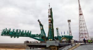 18 марта с Байконура стартует ракета-носитель с пилотируемым кораблем «С.П. Королев» 18 марта с Байконура стартует ракета-носитель с пилотируемым кораблем «С.П. Королев»