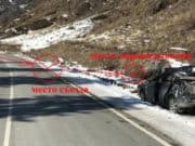 Не вписался в поворот, разбил машину и сам получил травмы: ДТП на Чуйском тракте Не вписался в поворот, разбил машину и сам получил травмы: ДТП на Чуйском тракте