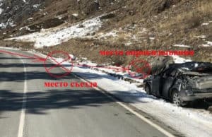 Не вписался в поворот, разбил машину и сам получил травмы: ДТП на Чуйском тракте Не вписался в поворот, разбил машину и сам получил травмы: ДТП на Чуйском тракте