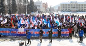 В Горно-Алтайске прошел митинг-концерт «Россия. Крым. Донбасс»