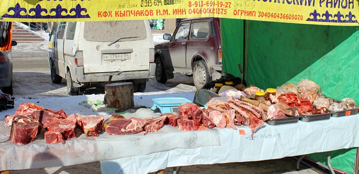 Свыше 9 тонн мяса продали на сельхозярмарке в Горно-Алтайске
