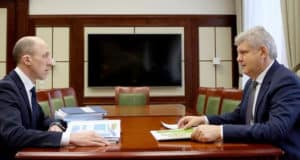 Олег Хорохордин проинформировал полпреда президента о ситуации в республике