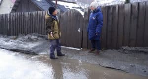 Каясинская в воде, а на Черемуховой - глиняное месиво