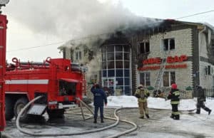 Произошел пожар в гостиничном комплексе «Березка» в Соузге Произошел пожар в гостиничном комплексе «Березка» в Соузге