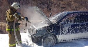 Toyota Ipsum загорелась на Чуйском тракте