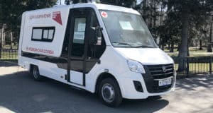Мобильный пункт вакцинации от коронавируса работает в Горно-Алтайске Мобильный пункт вакцинации от коронавируса работает в Горно-Алтайске