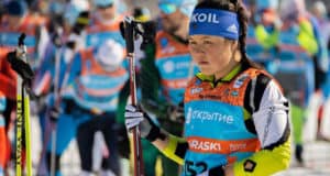 Алина Кусургашева успешно выступила на Югорском лыжном марафоне