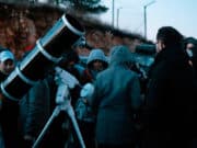 «Ночная экскурсия с телескопом» вызвала ажиотажный интерес у жителей города «Ночная экскурсия с телескопом» вызвала ажиотажный интерес у жителей города