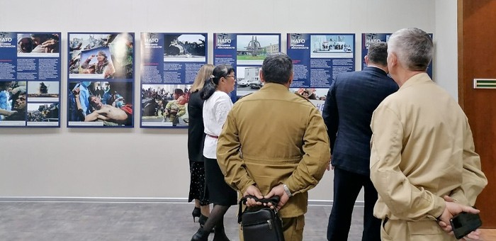 Выставка «НАТО. Хроники жестокости» открылась в Национальном музее