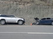 Land Cruiser выехал на встречку и снес Toyota Camry с туристами из Хакасии Land Cruiser выехал на встречку и снес Toyota Camry с туристами из Хакасии