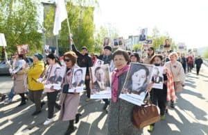 В Бессмертном полку — журналисты-фронтовики