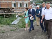 Глава республики проинспектировал строительство детсадов Глава республики проинспектировал строительство детсадов