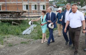 Глава республики проинспектировал строительство детсадов Глава республики проинспектировал строительство детсадов
