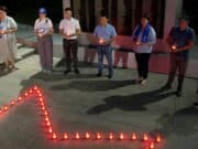 В Горно-Алтайске прошла акция «Огненная картина войны» В Горно-Алтайске появилась «Огненная картина войны»